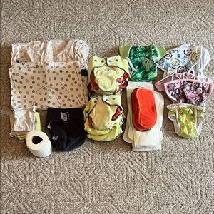 Colorful Kids Cloth Diaper Set
